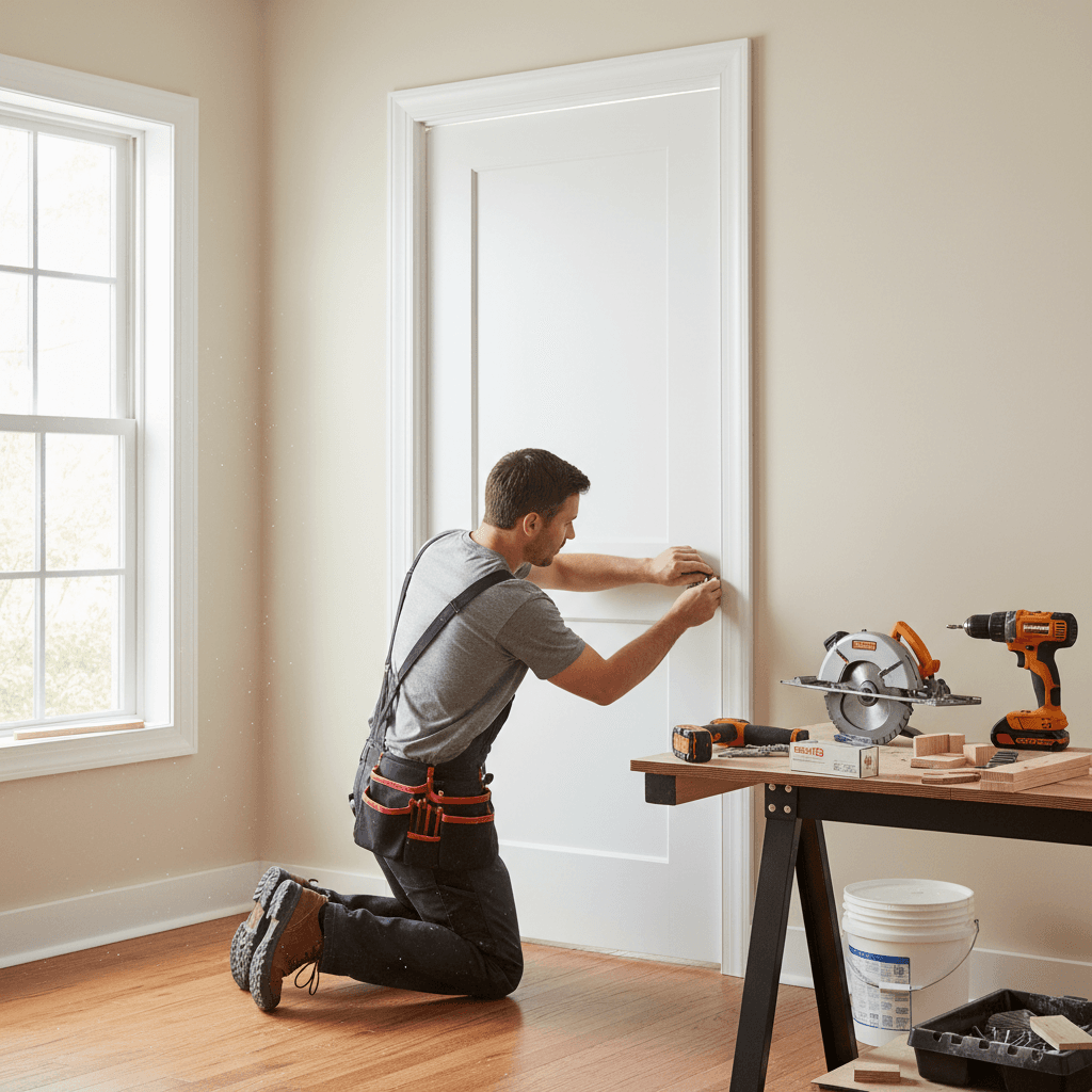 Installing a new interior door